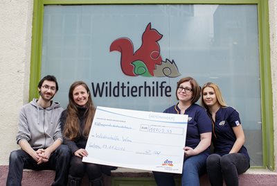 Über 11.500 Euro für die Wiener Wildtierhilfe
